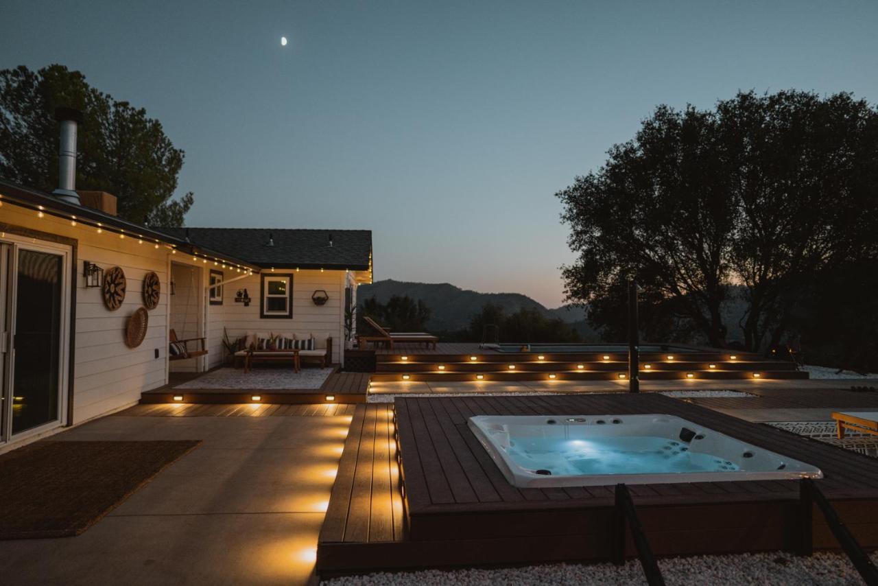 Boho Chic Oasis By Casa Oso With Pool, Spa And Views Ahwahnee Exterior photo