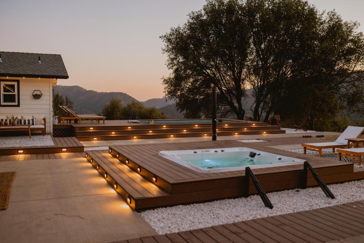 Boho Chic Oasis By Casa Oso With Pool, Spa And Views Ahwahnee Exterior photo